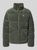 Tommy Jeans Relaxed Fit Steppjacke aus Cord Dunkelgruen