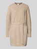 ICHI Relaxed Fit Kleid in Strick-Optik Modell 'Dasila' Beige