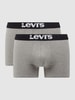 Levi's® Trunks mit Logo-Bund im 2er-Pack  Mittelgrau Melange