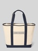 Tommy Hilfiger Strandtas van katoen Donkerblauw