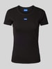 Hugo Blue T-Shirt mit Label-Detail Black