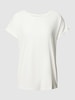 Christian Berg Woman T-Shirt mit überschnittenen Schultern Offwhite