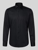 BOSS Regular fit zakelijk overhemd van puur katoen, model 'JOE' Zwart