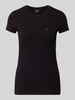 ARMANI EXCHANGE T-shirt met labelprint Zwart