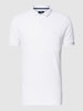 Superdry Poloshirt met labelstitching, model 'CLASSIC' Wit