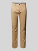 Gant Slim fit chino met steekzakken Beige