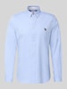 Paul Smith Tailored Fit Freizeithemd mit Button-Down-Kragen Hellblau