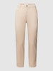 Brax Slim fit jeans met stretch, model 'Mary' Zand