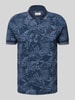 Replay Regular Fit Poloshirt mit Logo-Stitching Jeansblau