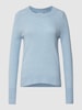 Christian Berg Woman Gebreide pullover met ronde hals Bleu