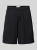 SELECTED HOMME Loose Fit Shorts mit elastischem Bund Modell 'THAIS SUMMER' Black