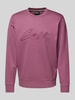 BOSS Sweatshirt mit Label-Stitching Modell 'Soleri' Purple