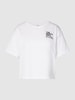 The North Face Kort T-shirt met extra brede schouders Wit