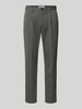 Marc O'Polo DENIM Regular Fit Bundfaltenhose mit Viskose-Anteil Mittelgrau