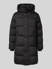 Marc O'Polo Płaszcz puchowy o kroju regular fit z szelkami  Czarny