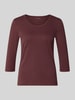 Christian Berg Woman Shirt aus reiner Baumwolle Aubergine