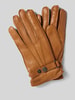 Hestra Handschuhe mit Label-Detail Modell 'Jake' Cognac