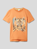 s.Oliver RED LABEL T-shirt met ronde hals Oranje
