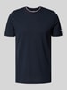 Christian Berg Men T-shirt met ronde hals Marineblauw