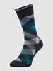 Burlington Socken mit Label-Detail Modell 'NEWCASTLE' Black