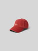 Forét Basecap mit Label-Stitching Rot