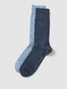 Tommy Hilfiger Socken mit Label-Details im 2er-Pack Hellblau Melange