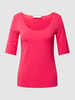 MaxMara Leisure T-shirt met ronde hals, model 'UBALDO' Fuchsia