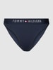 TOMMY HILFIGER Bikini-Hose mit elastischem Logo-Bund Modell 'BRAZILIAN' Marine