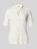 Marc O'Polo Regular Fit Jersey-Bluse mit kurzem Arm aus Viskose-Mix Weiss