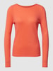 Joseph Janard Strickpullover mit U-Boot-Ausschnitt Koralle