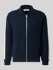 Marc O'Polo DENIM Kardigan rozpinany o kroju regular fit z czystej bawełny Granatowy
