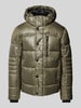 Tom Tailor Regular Fit Steppjacke aus atmungsaktivem Material mit abnehmbarer Kapuze Oliv