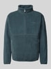 Mazine Sweatshirt met opstaande kraag Blauw