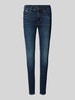 G-Star Raw Jeansy o kroju skinny fit z 5 kieszeniami model ‘3301’ Granatowy