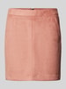 Vero Moda Spódnica mini z materiału skóropodobnego Różowy