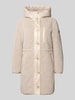 Frieda & Freddies Teddy Mantel mit Kapuze und Eingrifftaschen Modell 'HAZEL' Sand