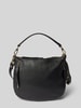 Abro Lederhandtasche mit Label-Applikation Modell 'JUNA' Black