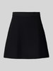 Pieces Eng anliegender Mini-Rock mit Woll-Anteil Modell 'MALOU' Black