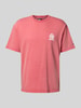 Tommy Jeans Relaxed Fit T-Shirt aus reiner Baumwolle Pink