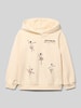 s.Oliver RED LABEL Regular Fit Hoodie aus Baumwoll-Mix  Offwhite