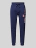 Polo Sport Slim Fit Sweatpants mit Label-Print Dunkelblau