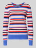 Christian Berg Woman Strickpullover mit gerippten Abschlüssen Royal Melange