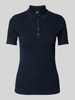 BOSS Poloshirt met korte knoopsluiting, model 'Fointa' Marineblauw