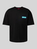 HUGO T-Shirt mit Label-Print Modell 'Duwood' Black