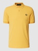 Fred Perry Poloshirt mit Logo-Stitching Modell 'PLAIN' Gelb