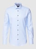 Jake*s Slim Fit Business-Hemd mit Kentkragen Bleu