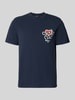 Barbour Regular Fit T-Shirt aus reiner Baumwolle Marine