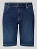 bugatti Modern Fit Jeansshorts im 5-Pocket-Design Blau