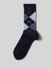 Burlington Socken mit Label-Detail Modell 'WHITBY' Marine