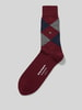 Burlington Sneakersocken mit Strukturmuster Dunkelrot